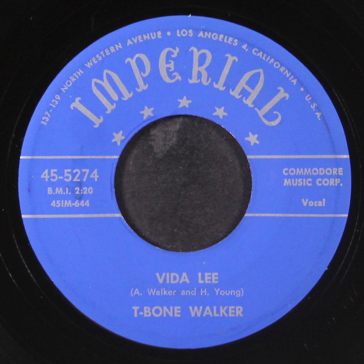 vida lee / my baby is now on my mind by T-BONE WALKER