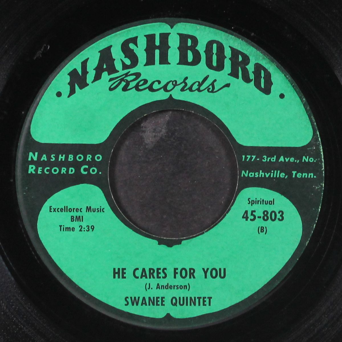the lord's on my side / he cares for you by SWANEE QUINTET