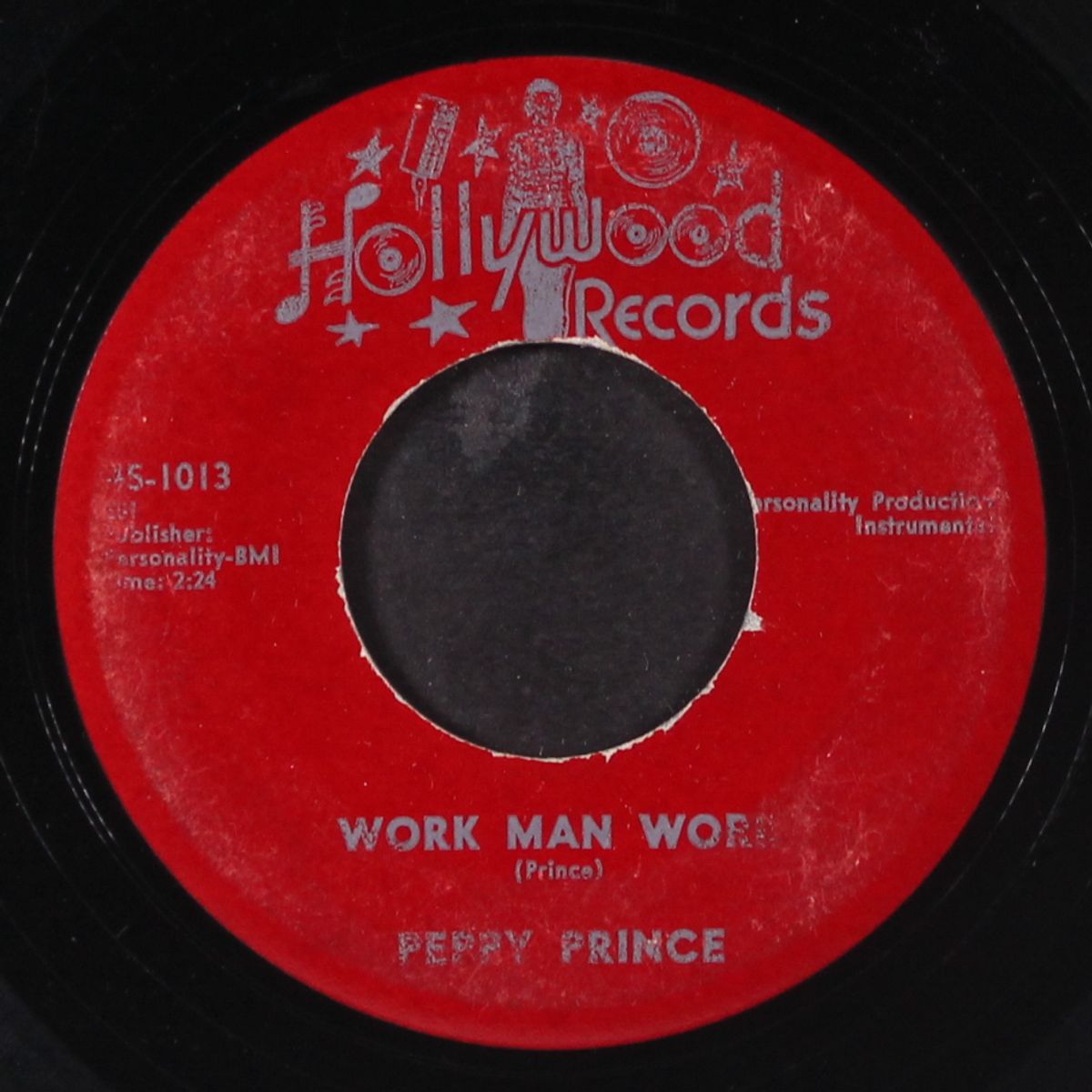 work man work / the honky tonk by PEPPY PRINCE