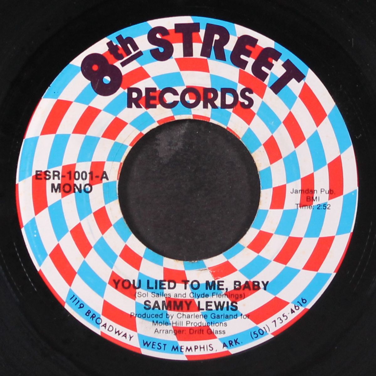 you lied to me, baby / somebody stole my love by SAMMY LEWIS