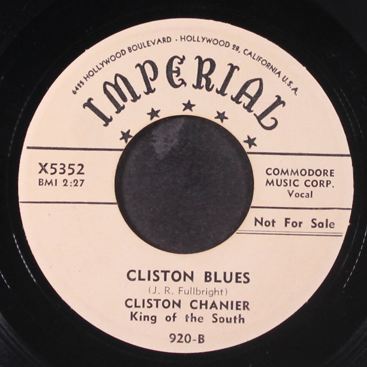 louisiana stomp / cliston blues by CLISTON CHANIER