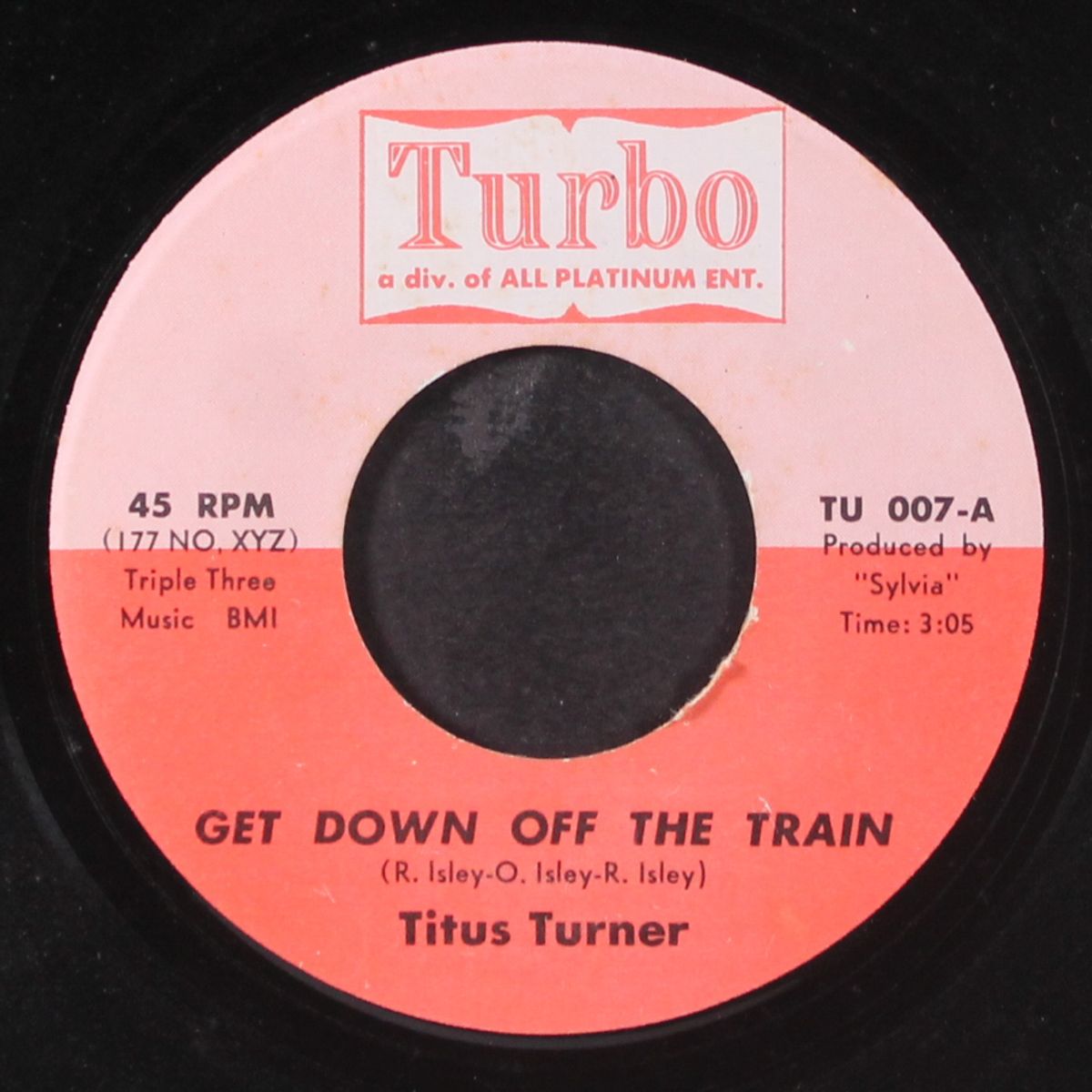 saga of pete latimore / get down off the train by TITUS TURNER