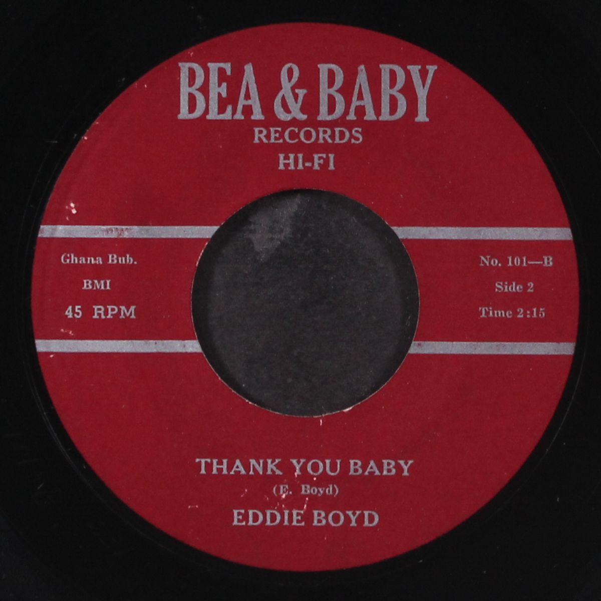 i'm commin' home / thank you baby by EDDIE BOYD