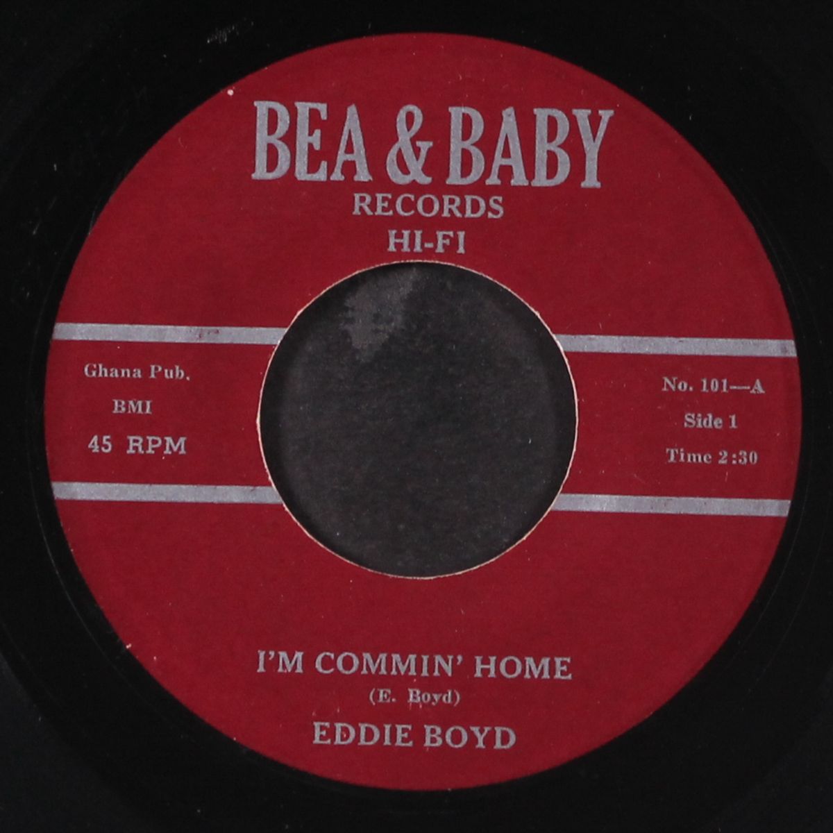 i'm commin' home / thank you baby by EDDIE BOYD