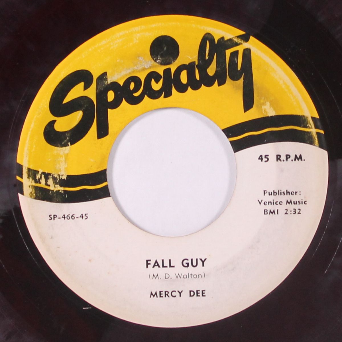 fall guy / rent man blues by MERCY DEE