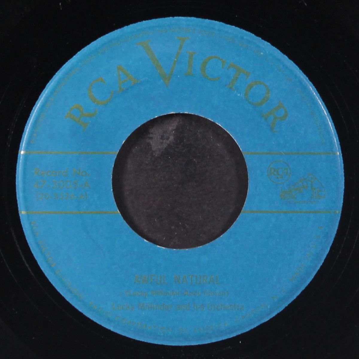 in the middle of the night / awful natural by LUCKY MILLINDER