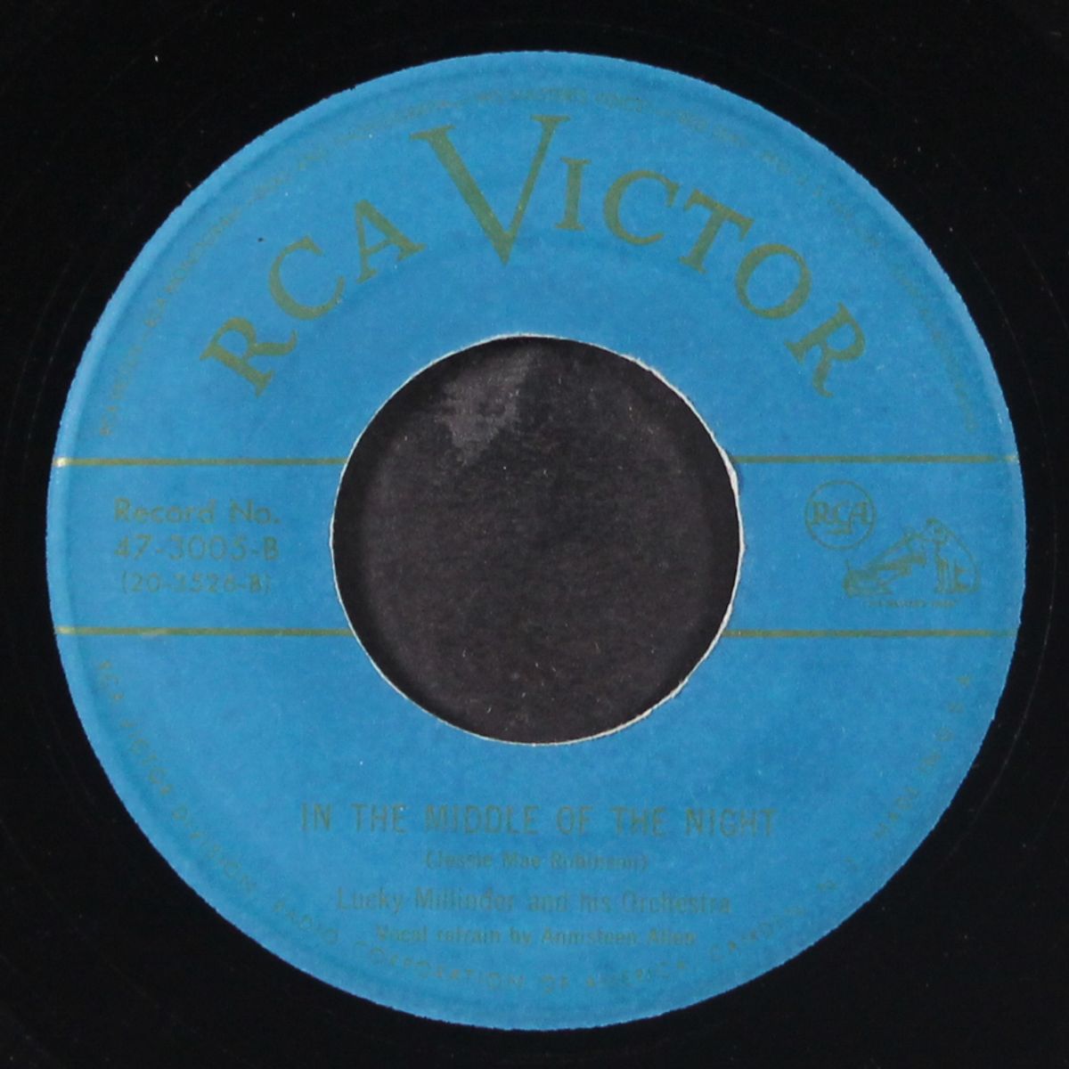 in the middle of the night / awful natural by LUCKY MILLINDER