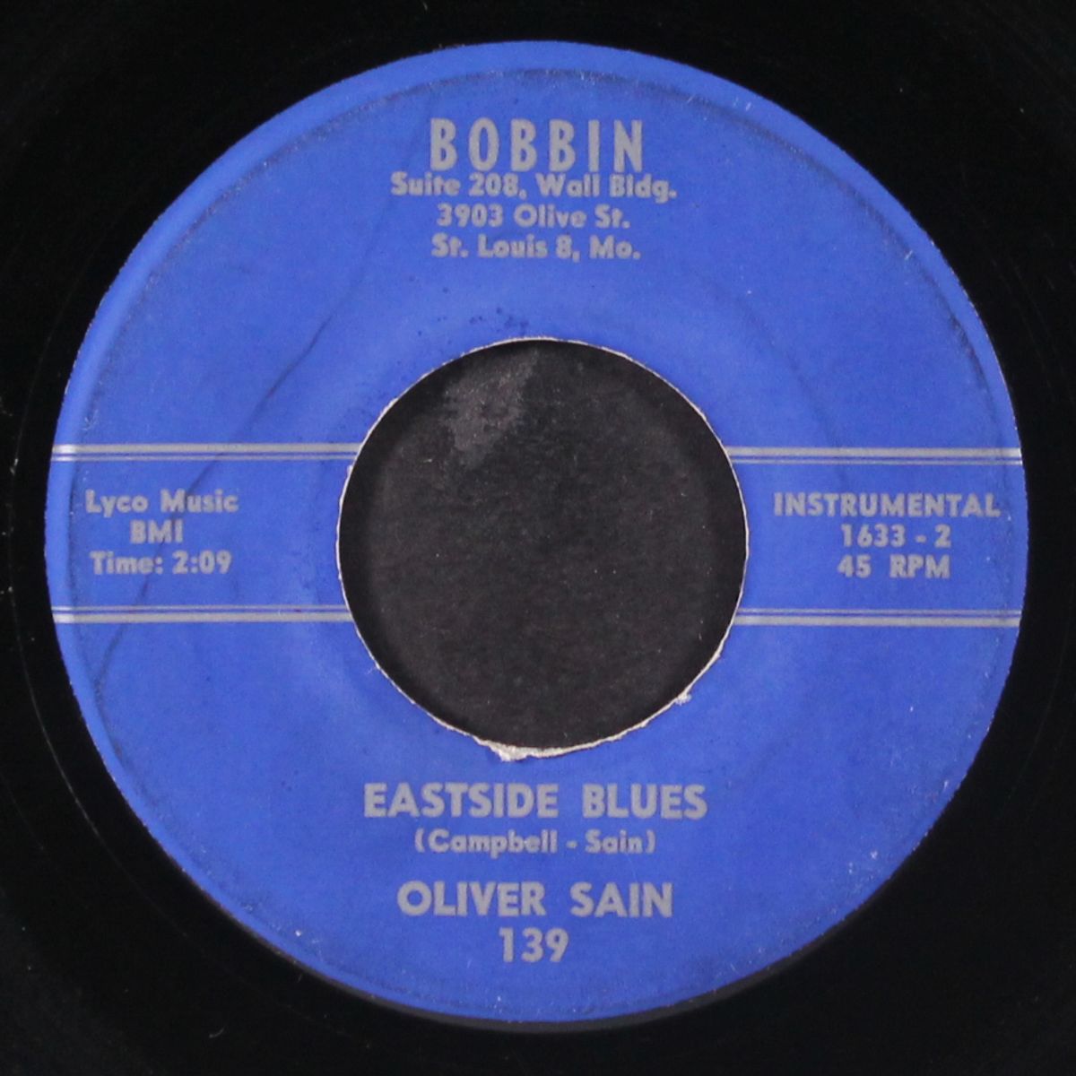 heavy sugar / eastside blues by OLIVER SAIN