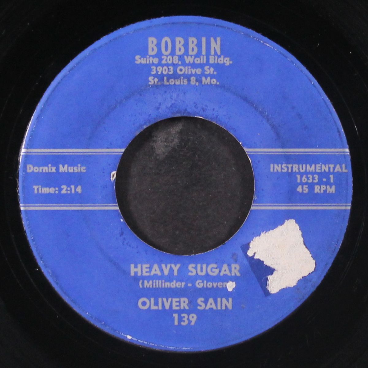 heavy sugar / eastside blues by OLIVER SAIN