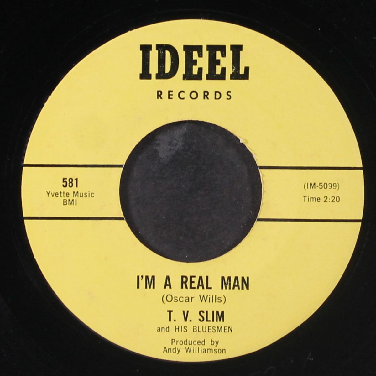 you won't treat me right / i'm a real man by TV SLIM