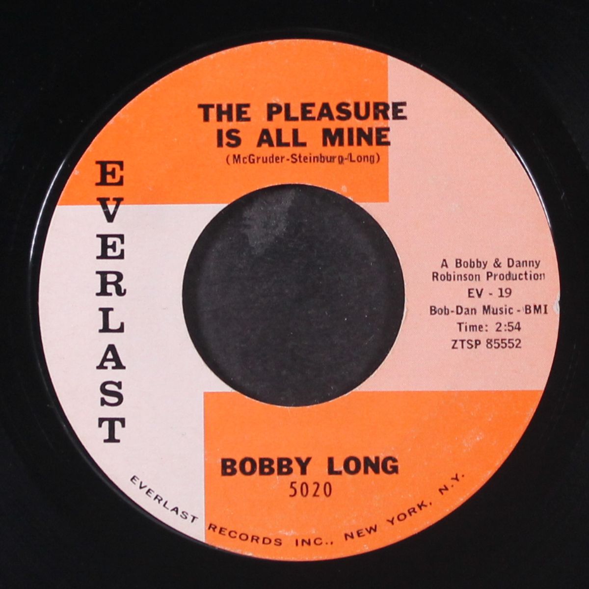 the pleasure is all mine / ooh poo pah doo by BOBBY LONG
