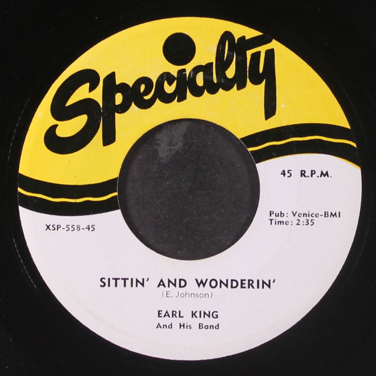 sittin' and wonderin' / funny face by EARL KING