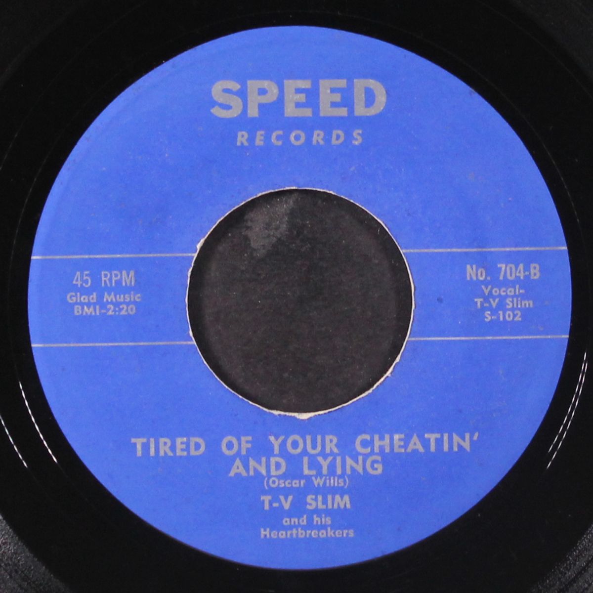 flat foot sam met jim dandy / tired of your cheatin' and lying by T-V SLIM