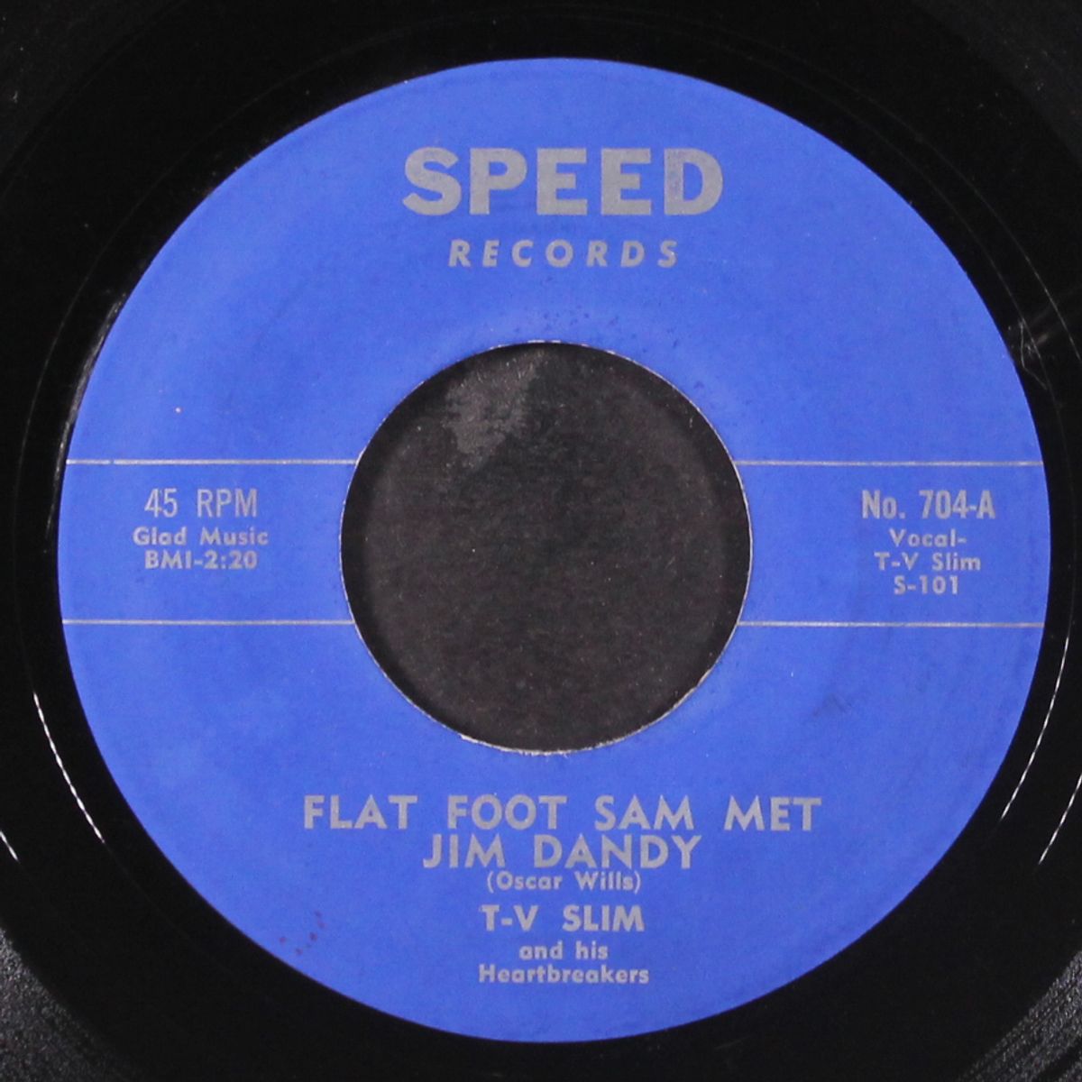 flat foot sam met jim dandy / tired of your cheatin' and lying by T-V SLIM