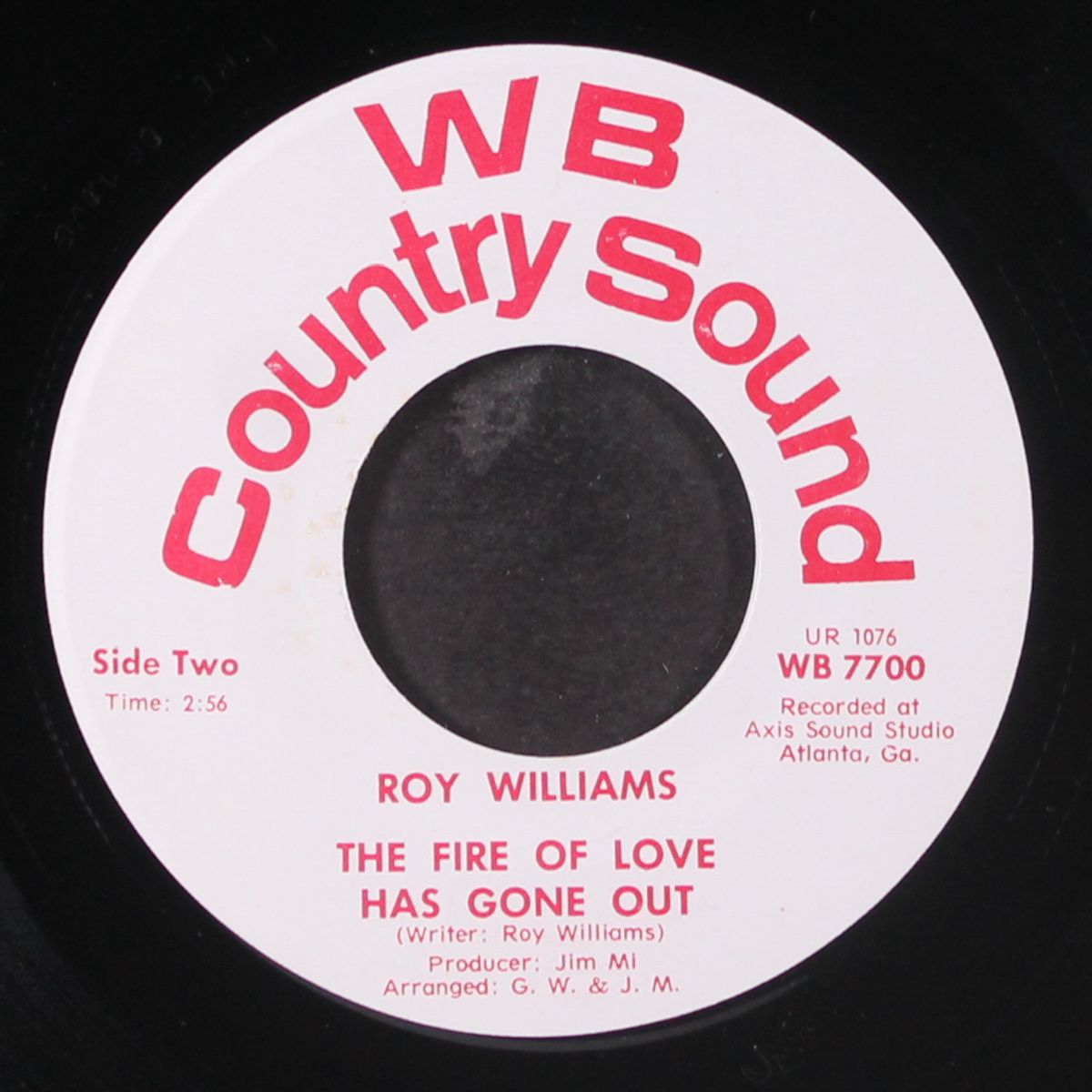 i remember elvis / the fire of love has gone out by ROY WILLIAMS