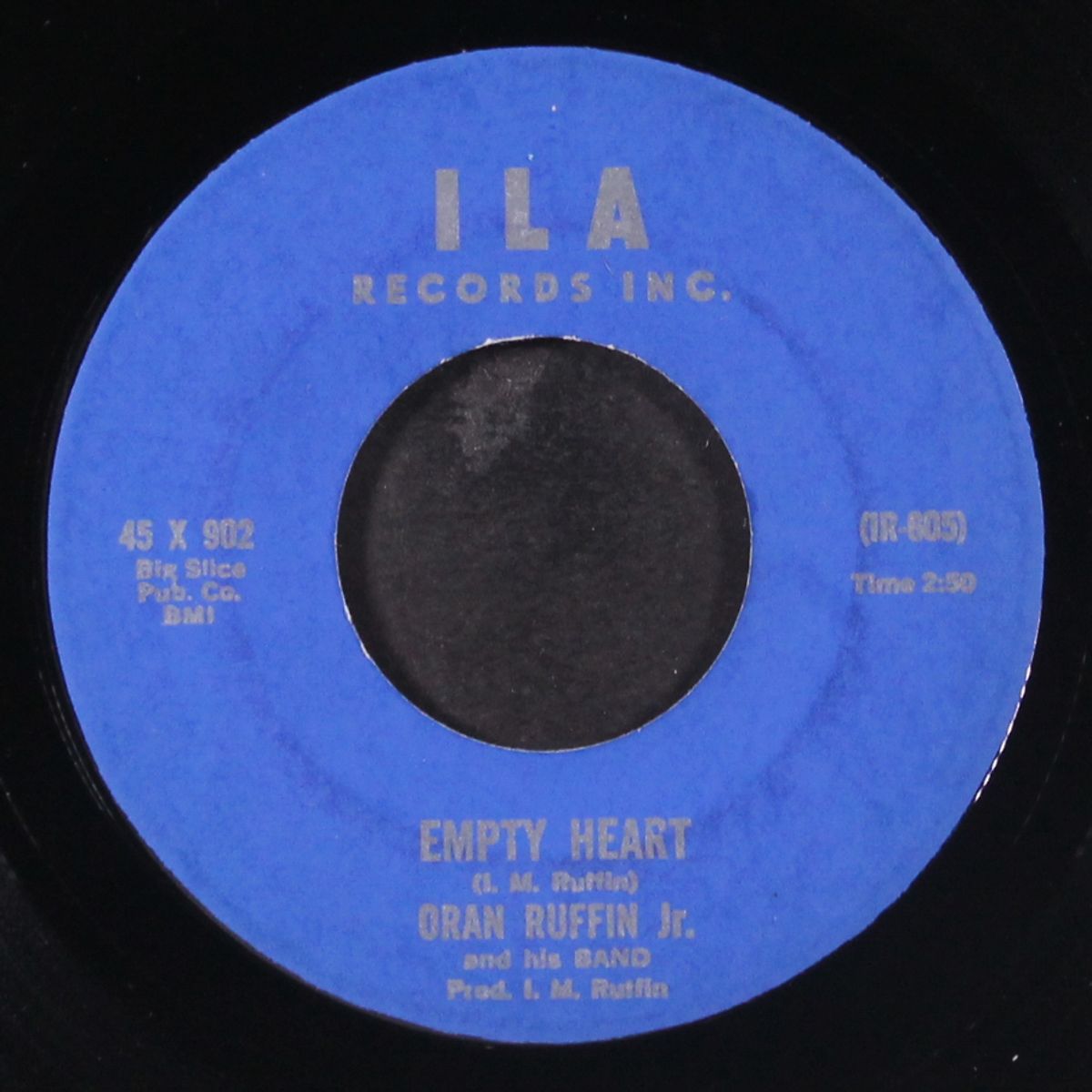 workin' on it / empty heart by ORAN RUFFIN JR.