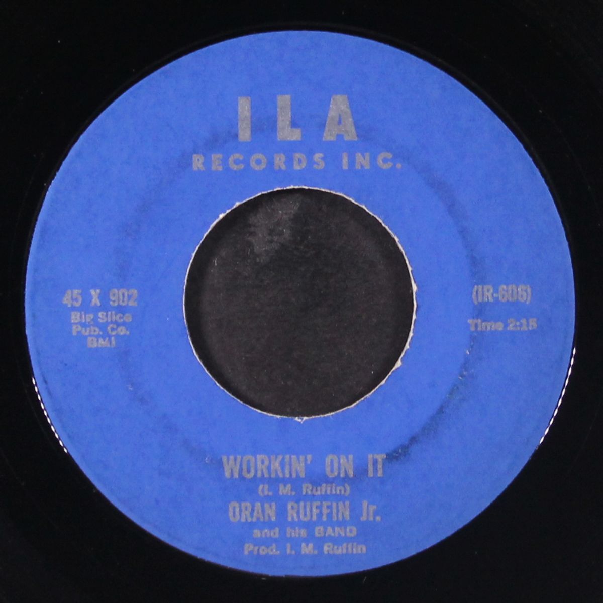 workin' on it / empty heart by ORAN RUFFIN JR.