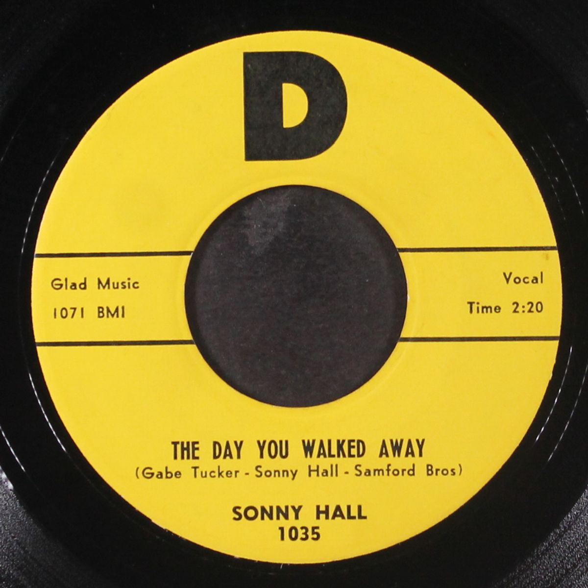 men do cry / the day you walked away by SONNY HALL