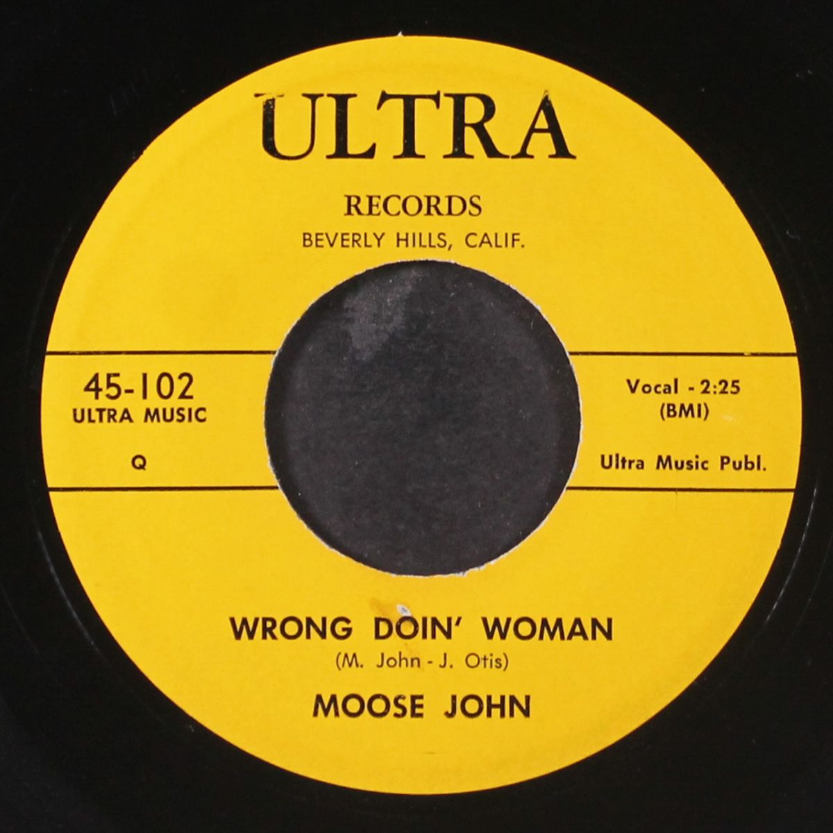 talkin' 'bout me / wrong doin' woman by MOOSE JOHN