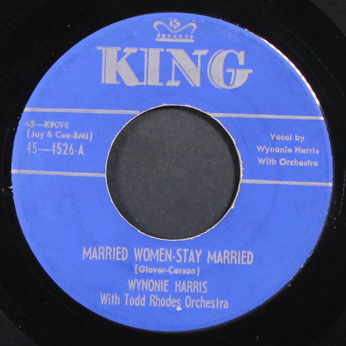 keep on churnin' / married women-stay married by WYNONIE HARRIS