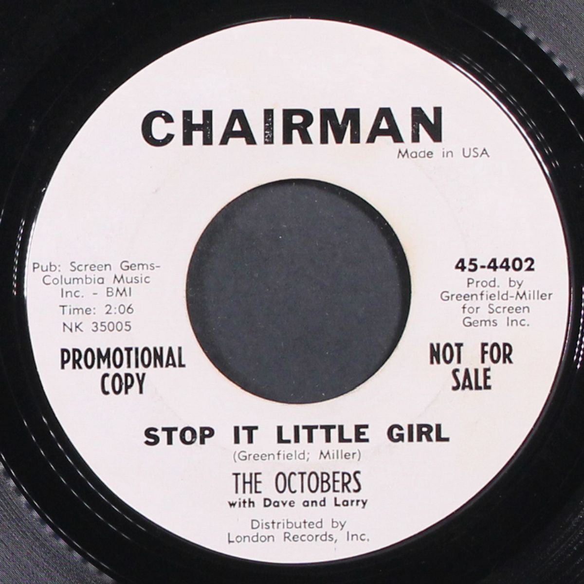 stop it little girl / i should'a listened to mama by OCTOBERS