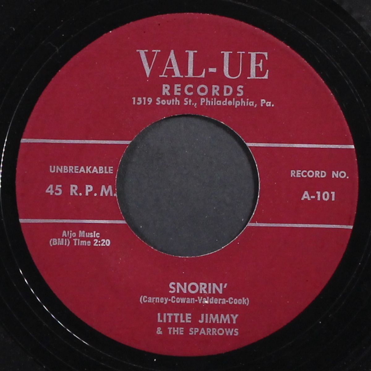 two hearts together / snorin' by LITTLE JIMMY & SPARROWS