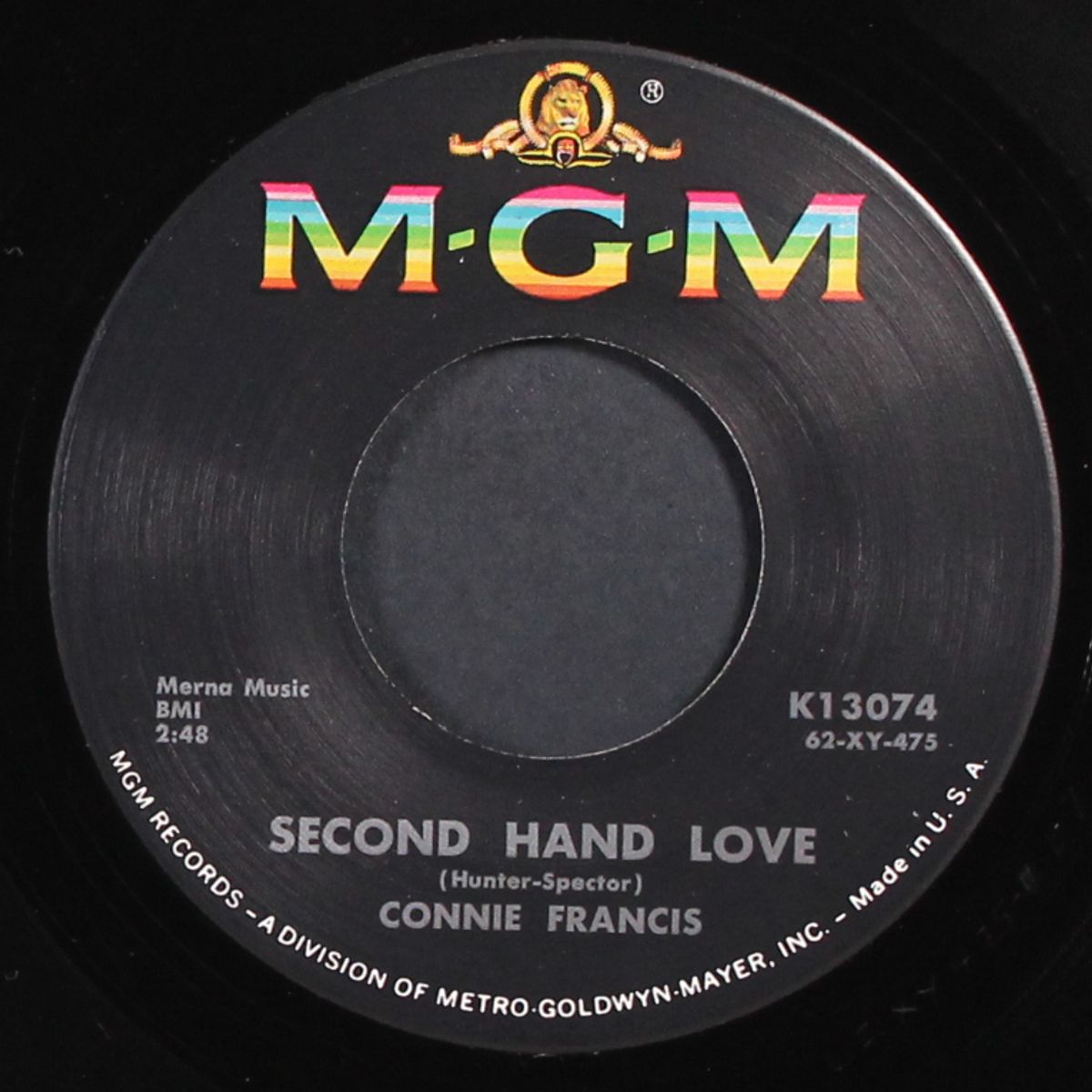 second hand love / gonna git that man by CONNIE FRANCIS