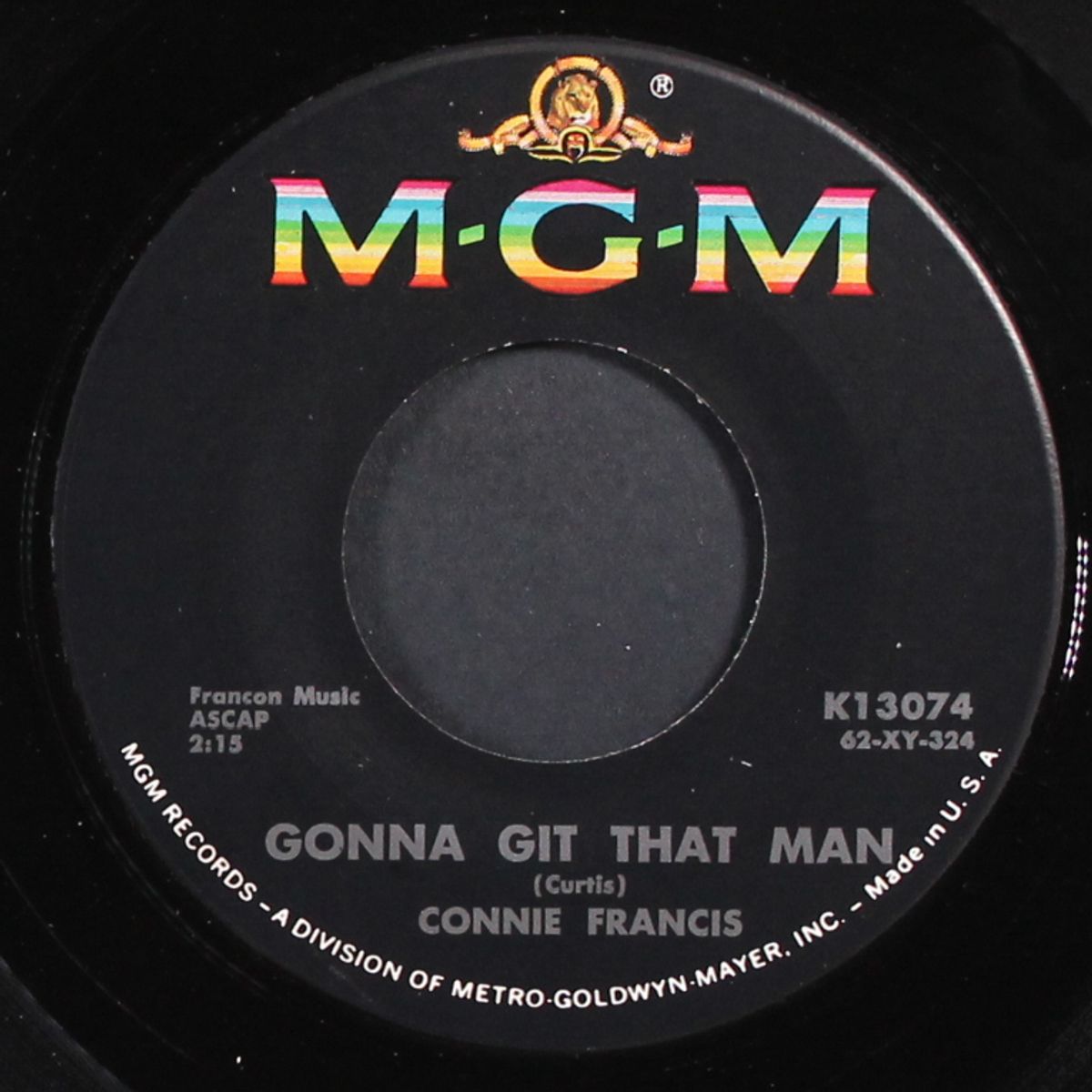 second hand love / gonna git that man by CONNIE FRANCIS