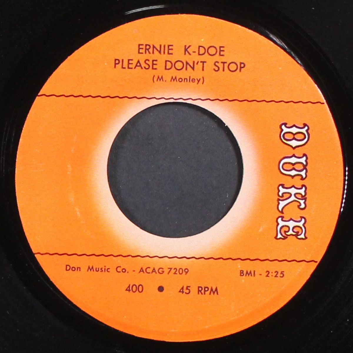 boomerang / please don't stop by ERNIE K-DOE