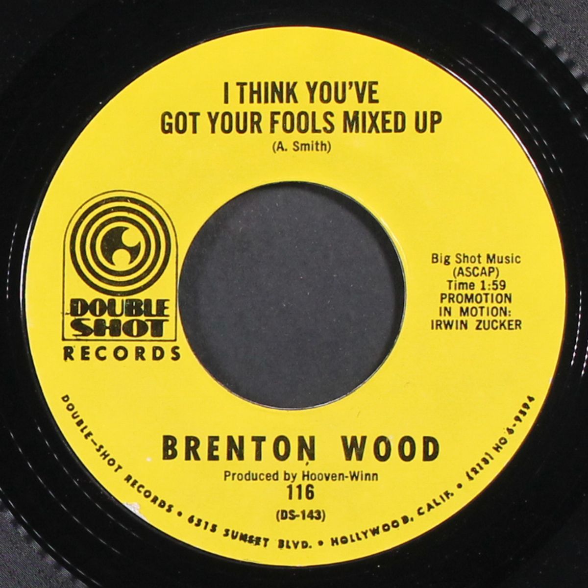 gimme little sign / i think you've got your fools mixed up by BRENTON WOOD