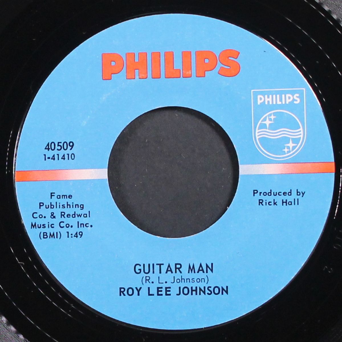 cheer up, daddy's coming home / guitar man by ROY LEE JOHNSON