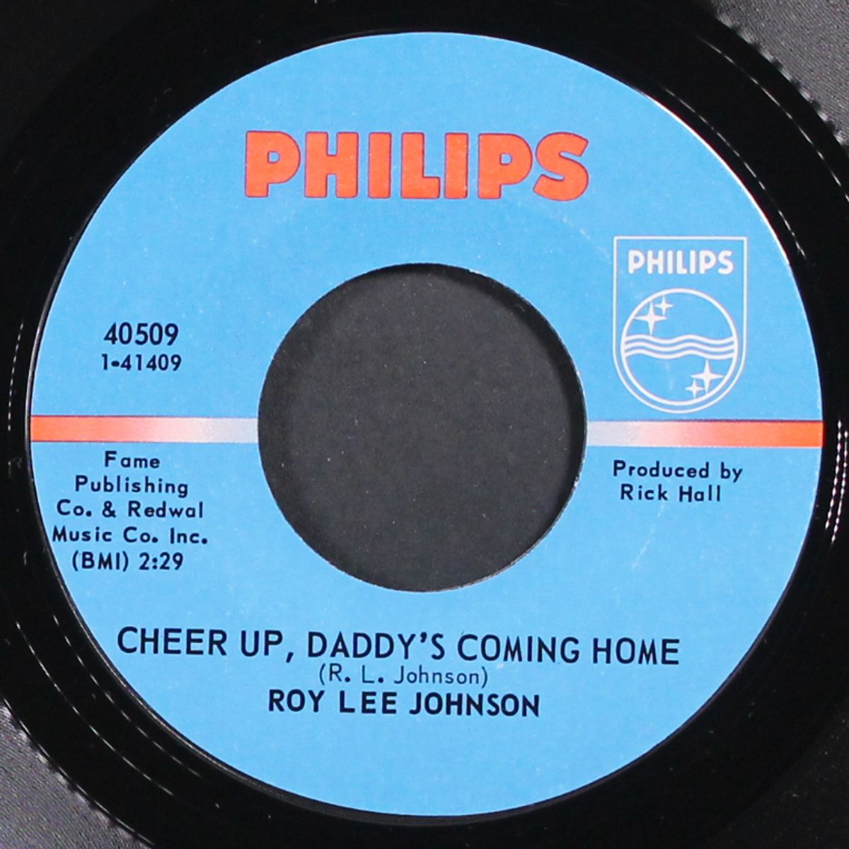 cheer up, daddy's coming home / guitar man by ROY LEE JOHNSON