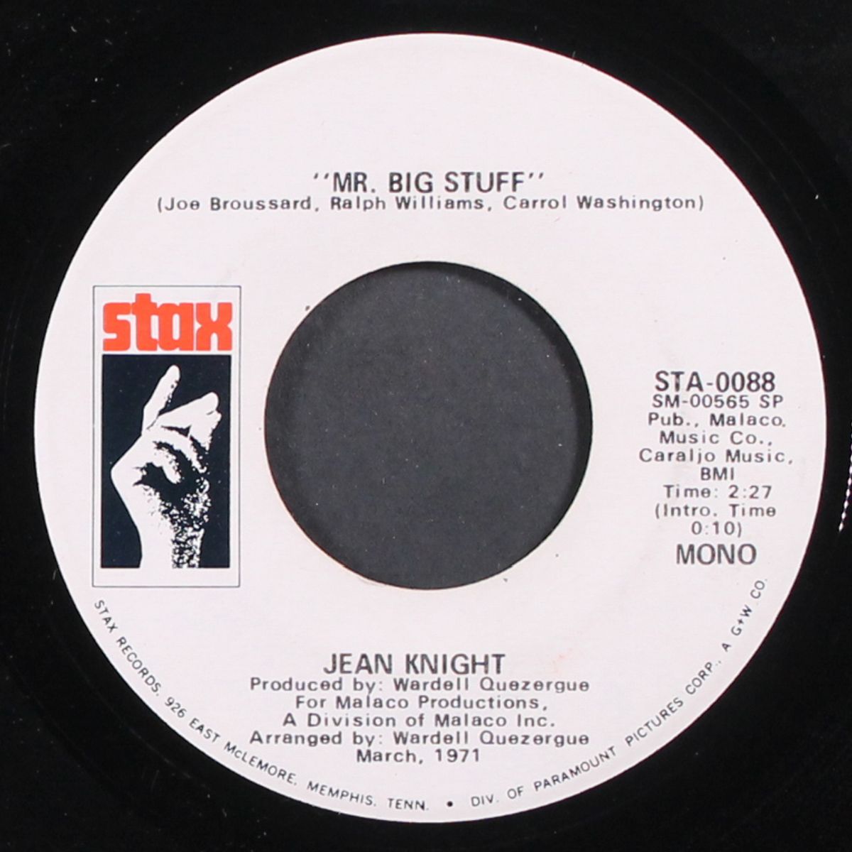 mr. big stuff by JEAN KNIGHT