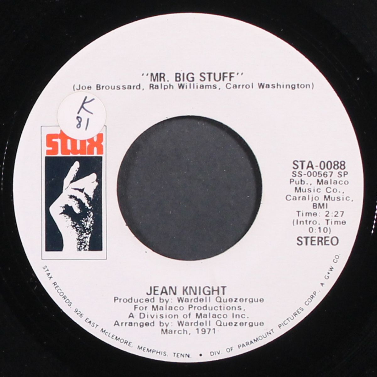 mr. big stuff by JEAN KNIGHT