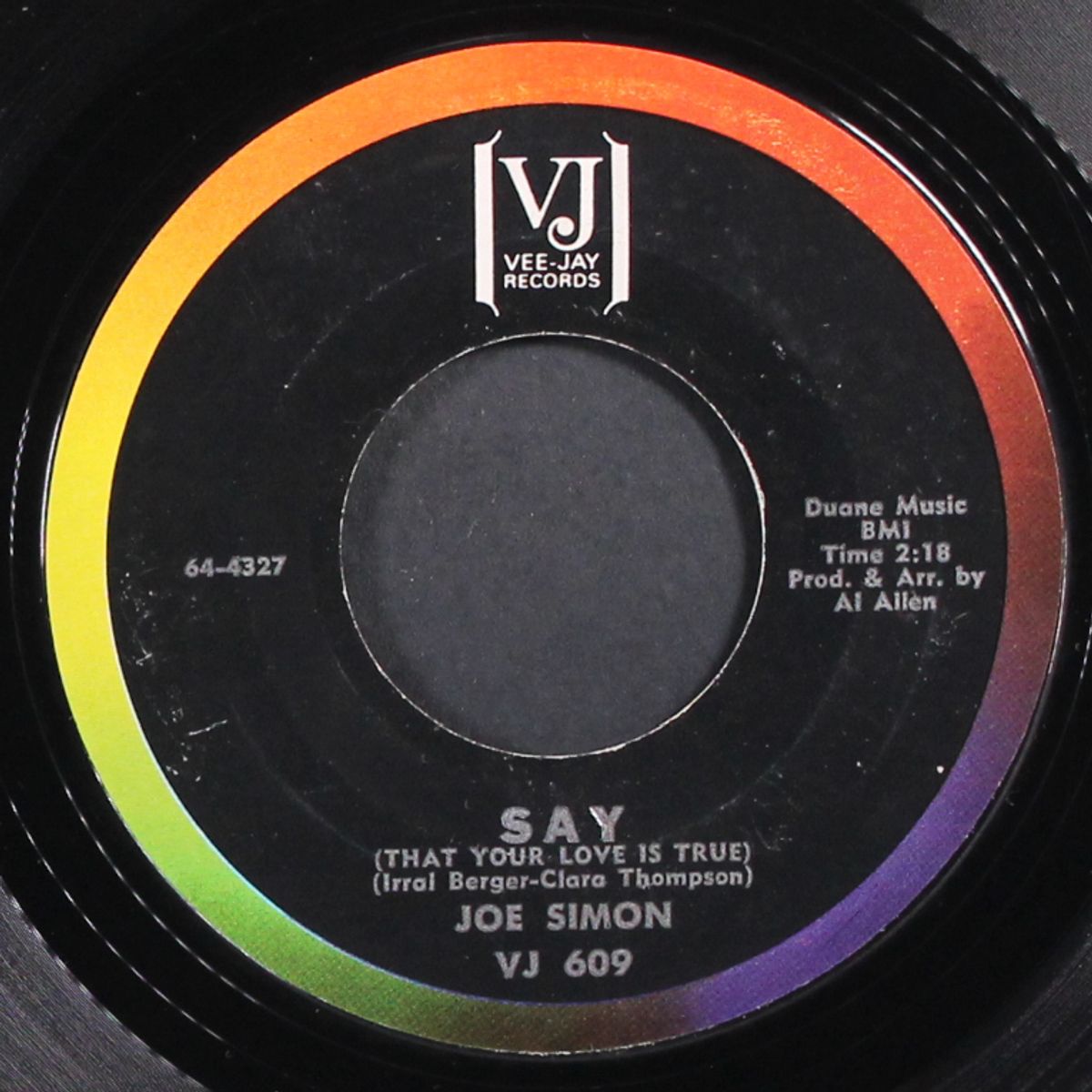 my adorable one / say by JOE SIMON