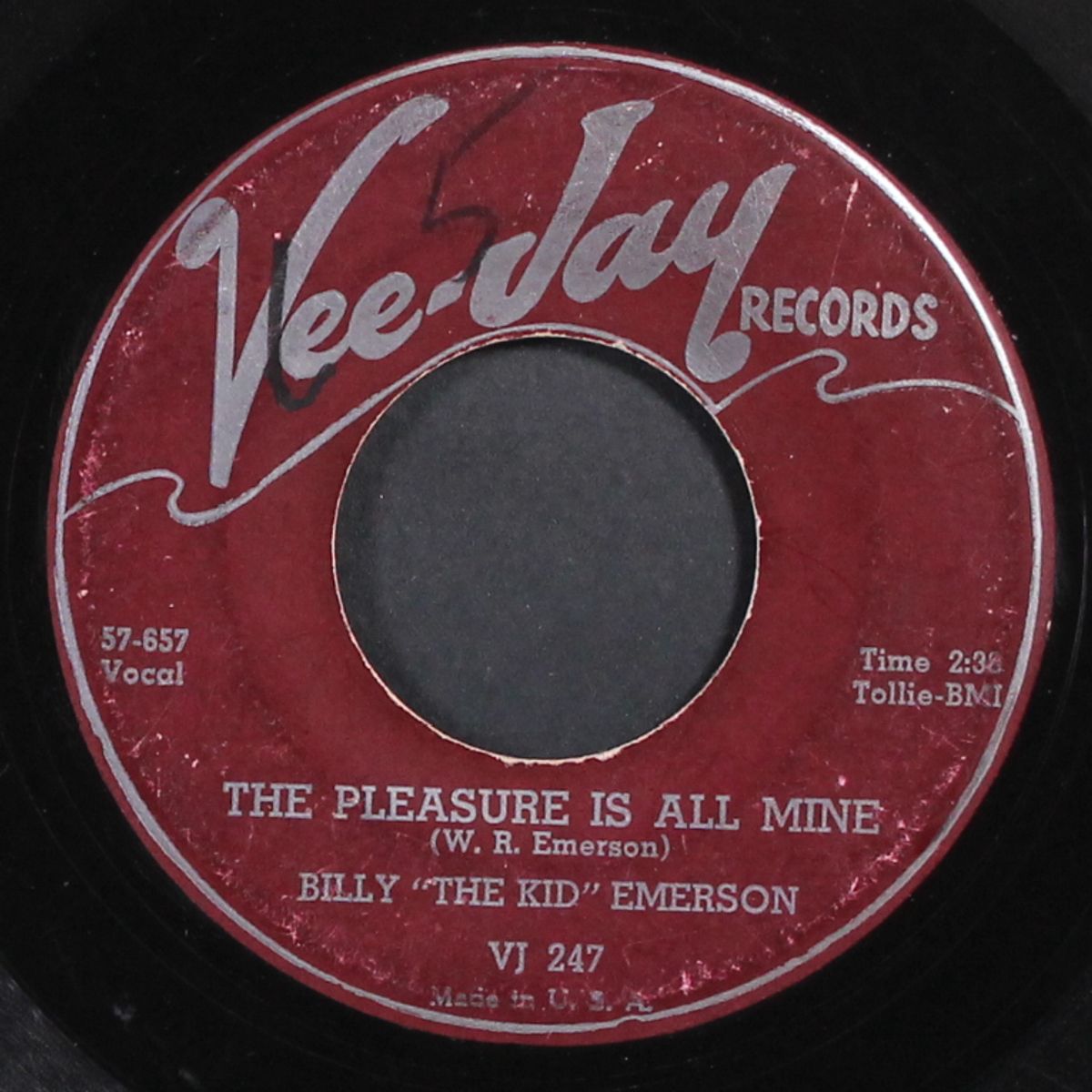 somebody show me / the pleasure is all mine by BILLY 'THE KID' EMERSON