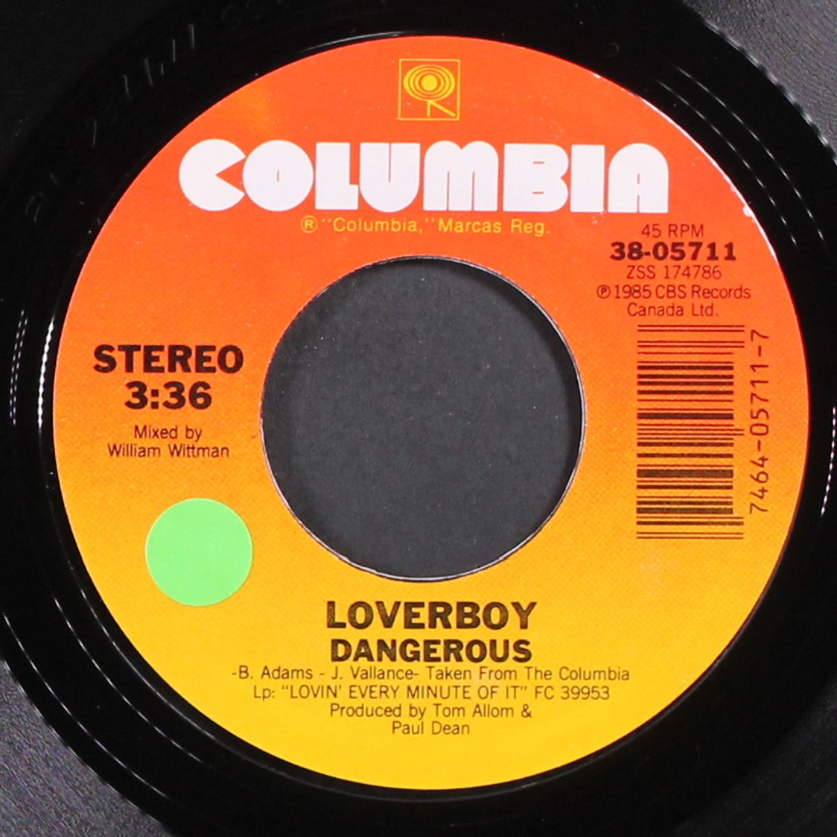 dangerous by LOVERBOY