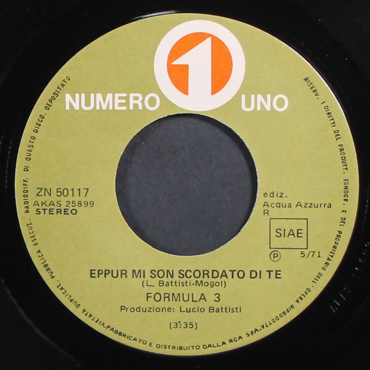 nessuno nessuno by FORMULA 3