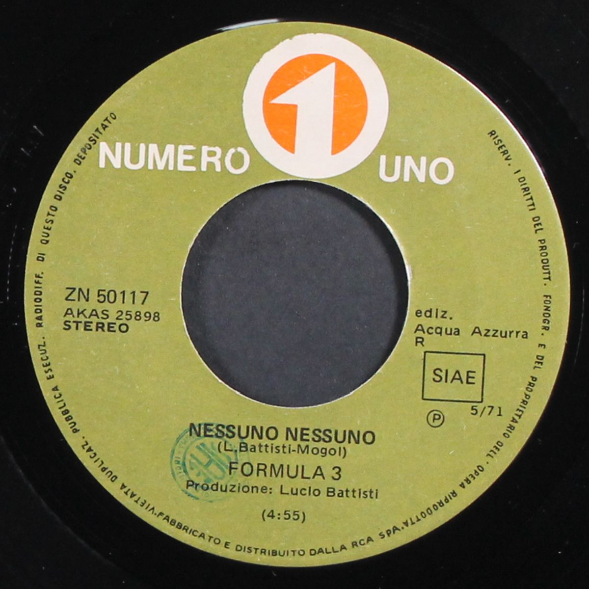 nessuno nessuno by FORMULA 3