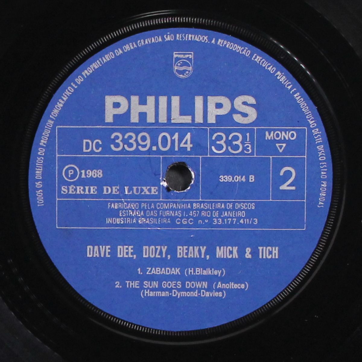 the legend of xanadu / please / zabadak / the sun goes down by DAVE DEE, DOZY, BEAKY, MICK & TICH