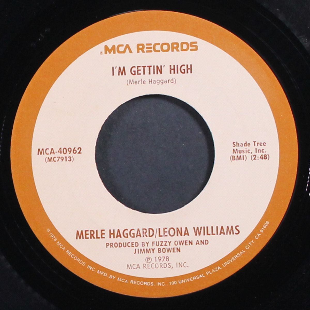 the bull and the beaver / i'm gettin' high by MERLE HAGGARD & LEONA WILLIAMS