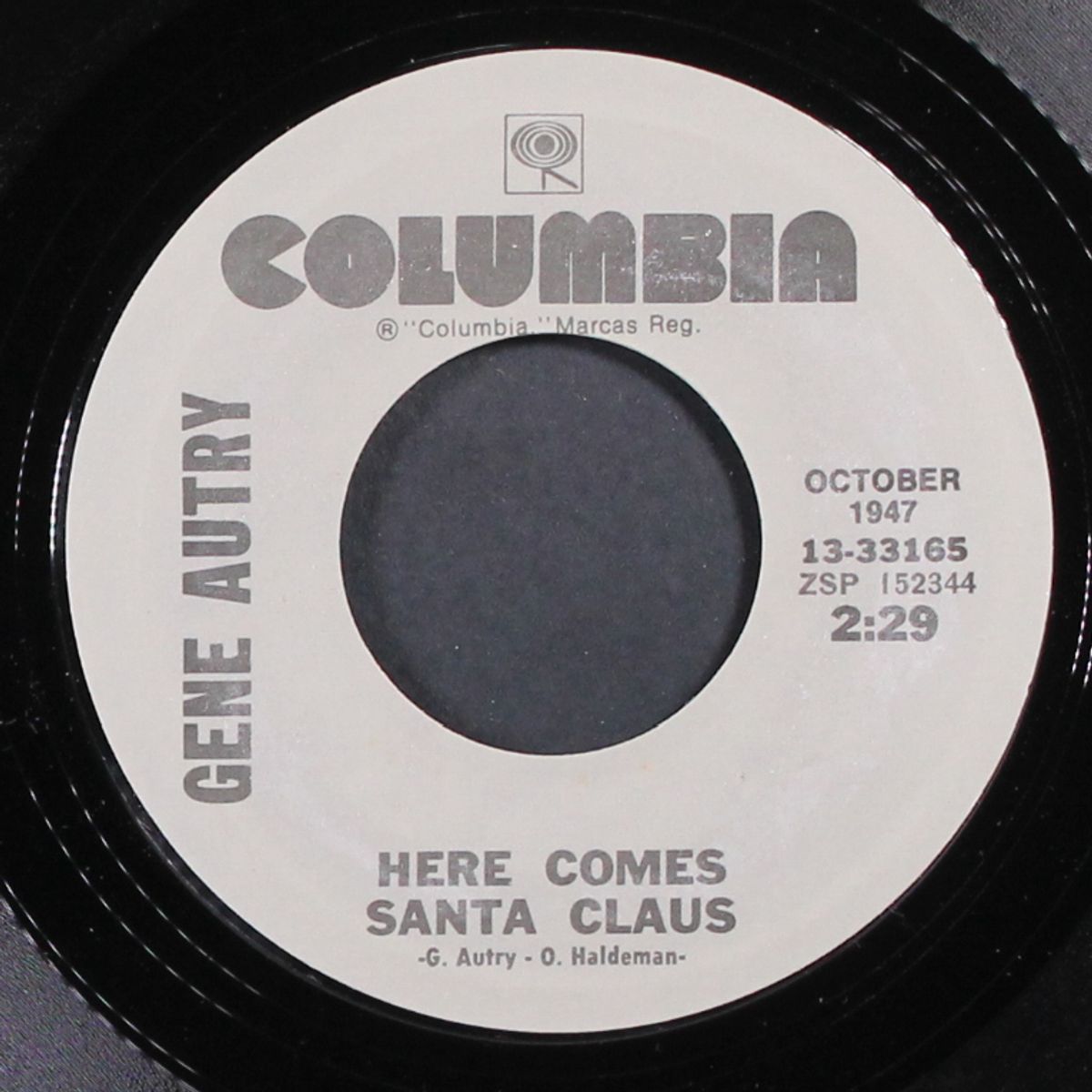 rudolph, the red-nosed reindeer / here comes santa claus by GENE AUTRY