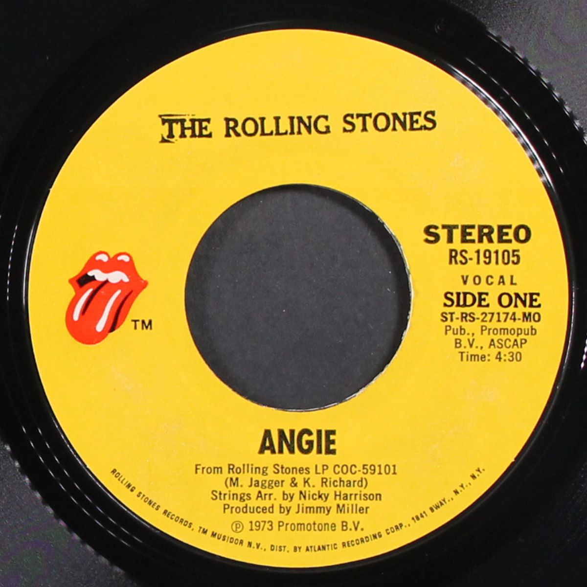 angie / silver train by ROLLING STONES