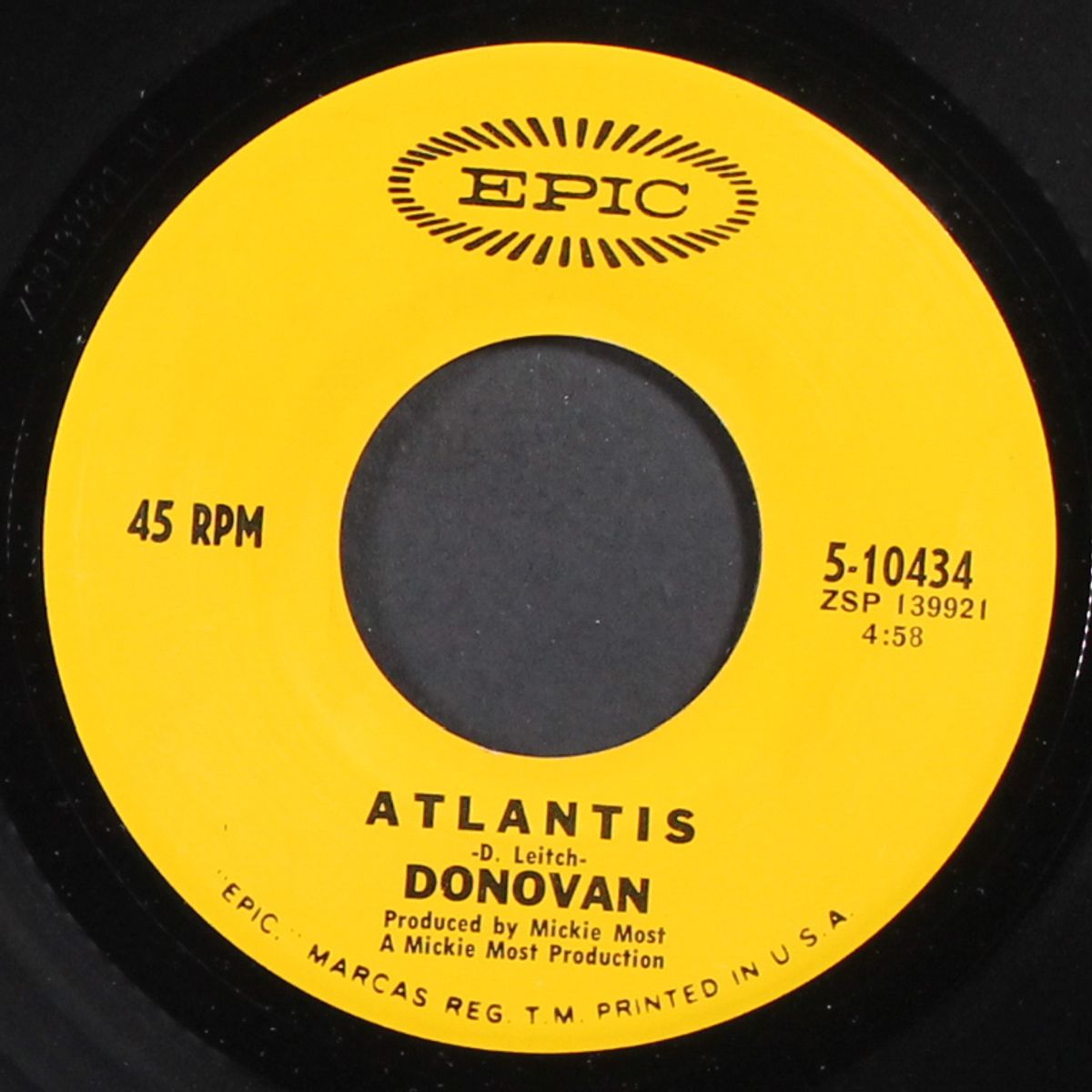atlantis / to susan on the west coast waiting by DONOVAN