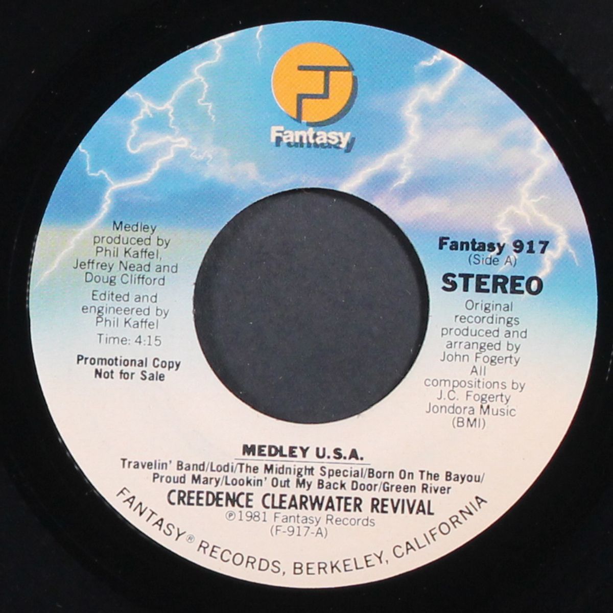 medley u.s.a. / bad moon rising by CREEDENCE CLEARWATER REVIVAL