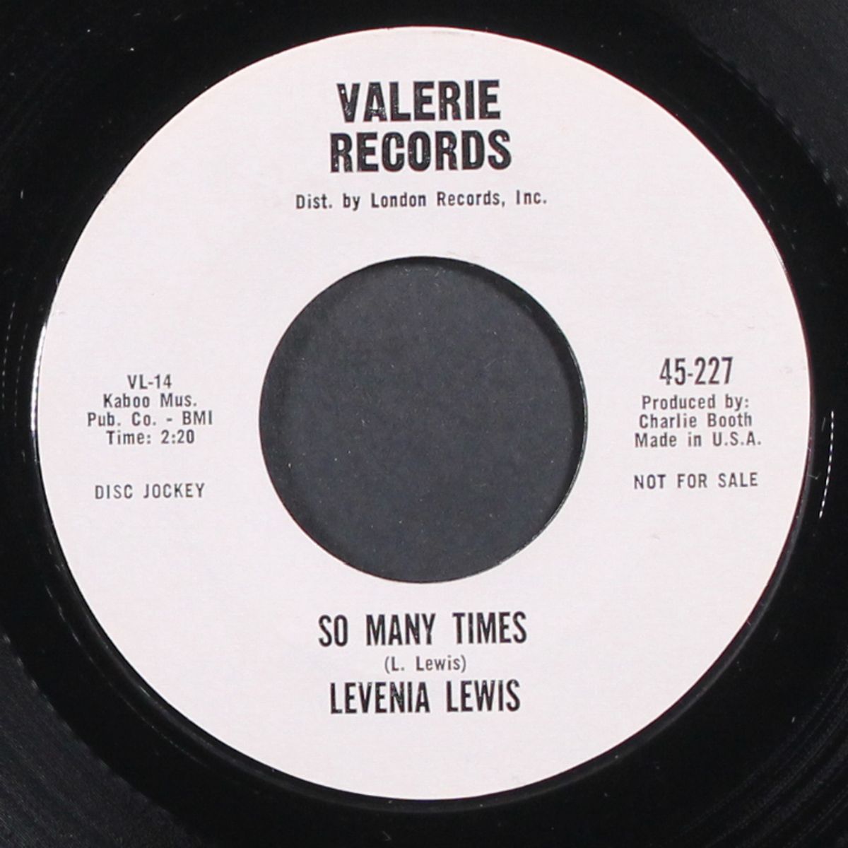 nobody's gonna take my man / so many times by LEVENIA LEWIS