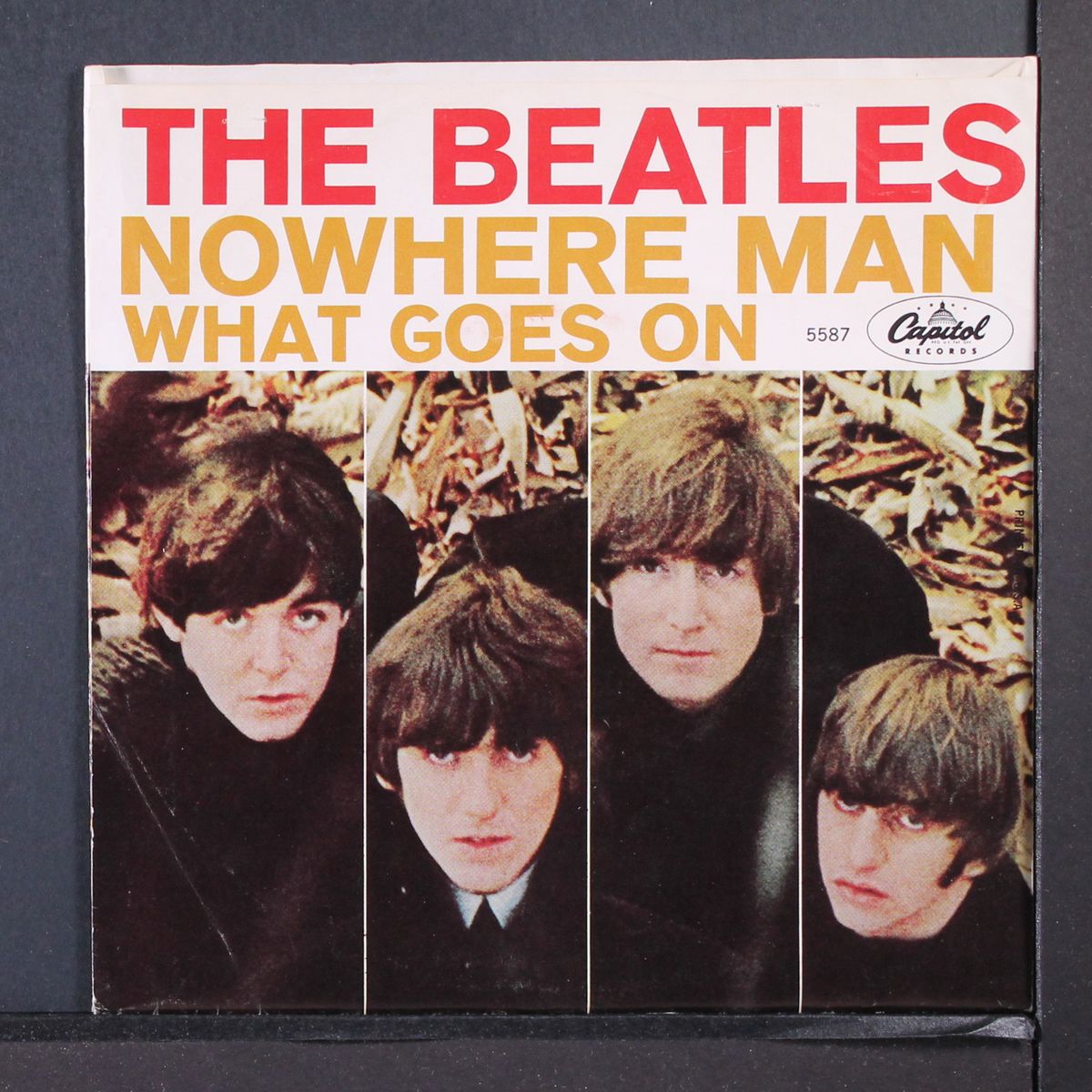 nowhere man / what goes on by BEATLES
