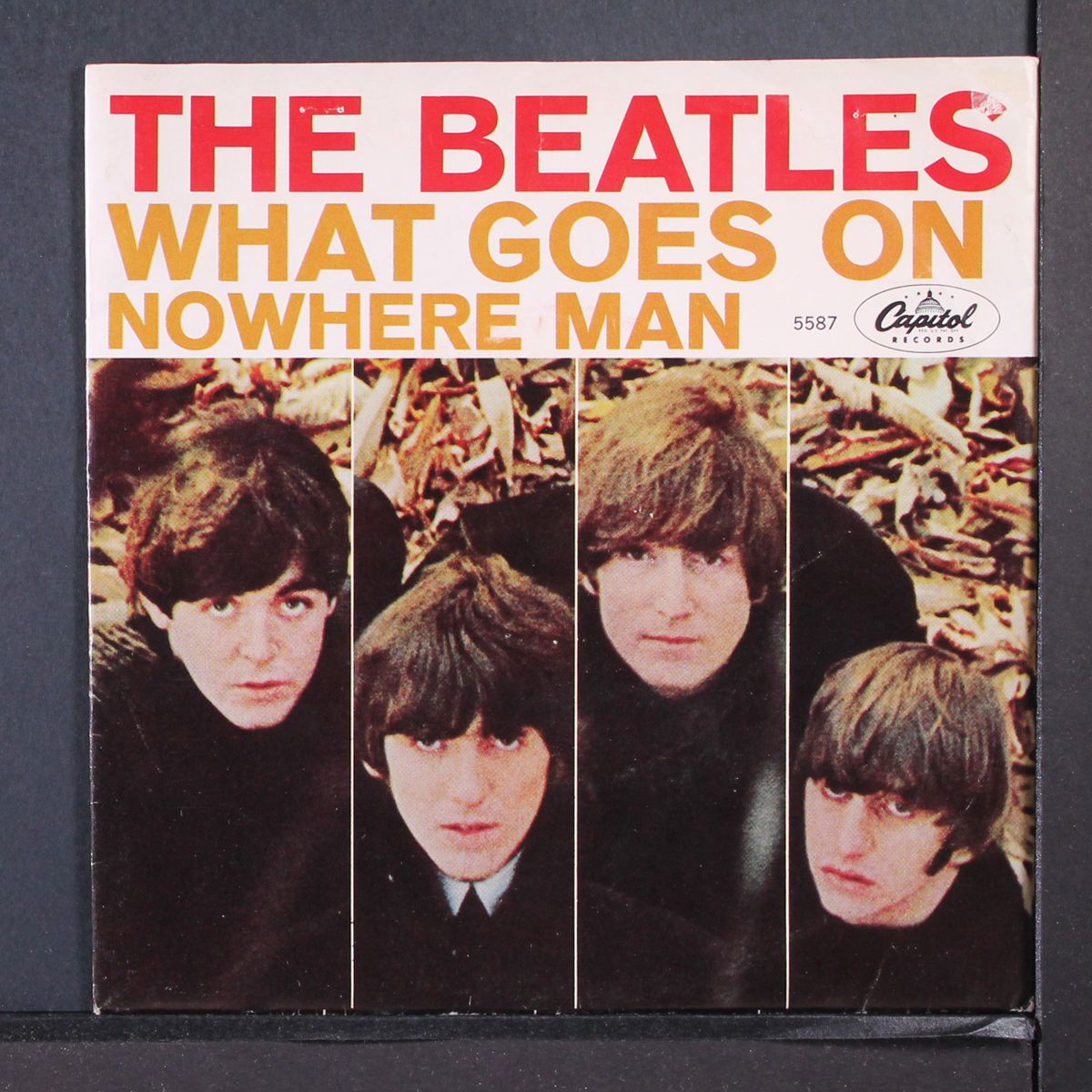nowhere man / what goes on by BEATLES