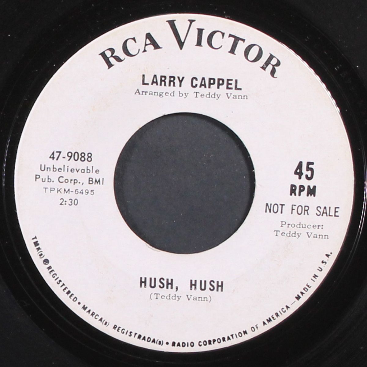 hush, hush / river of soul (part 1) by LARRY CAPPEL