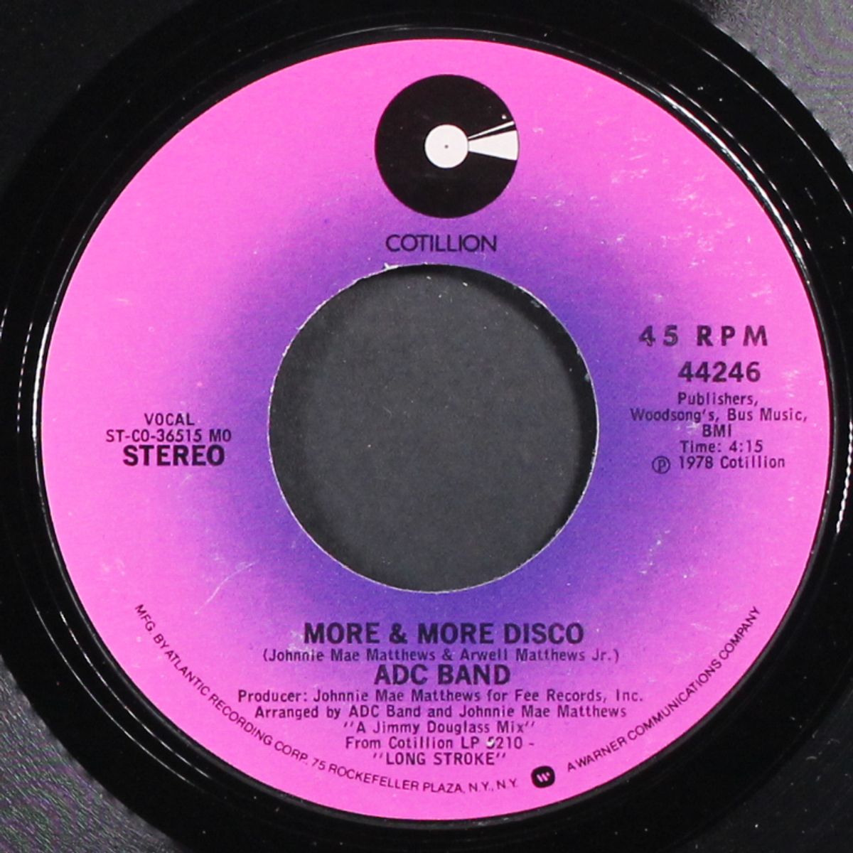 fire up / more & more disco by ADC BAND